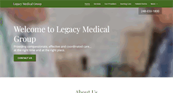 Desktop Screenshot of legacyclinicians.com